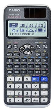 CASIO MOKSLINIS SKAIČIUOTUVAS FX 991CEX CLASSWIZ JUODAS, 12 SKAITMENŲ EKRANAS