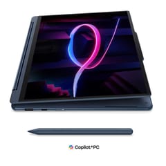 Lenovo Yoga 9i 2-in-1 Aura Edition 14IPH11 Ultra 7 355 14" 2.8K OLED 500nits Glossy 32GB LPDDR5X-7467 SSD512 Intel Graphics WiFi7+BT Cam5.0MP + IR 70Wh Win11 Cosmic Blue 4