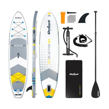 Pripučiama SUP lenta „REBEL ACTIVE“, 350x81x15 cm, balta