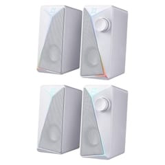 DEFENDER PC SPEAKERS J5 2.0 6W LED USB WHITE 65205 6