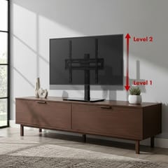 Maclean universalus TV stovas, skirtas TV spintelei, pagrindo, maks. 35 kg, 20 laipsnių pasukimas, skirtas 32-55 colių televizoriams, MC-132 2