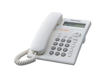 Panasonic KX-TSC11 DECT telefonas Skambintojo ID Balta