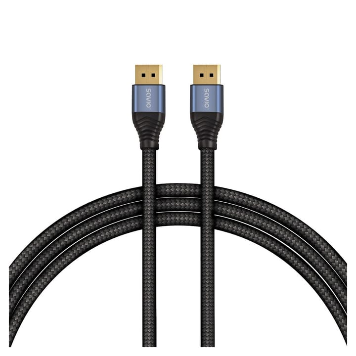 Savio CL-210 „DisplayPort“ kabelis 2 m Juoda