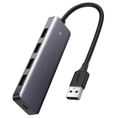 Ugreen Hub Adapteris 4-in-1 USB-C į 4× USB 3.0 + USB-C Pilkas 1
