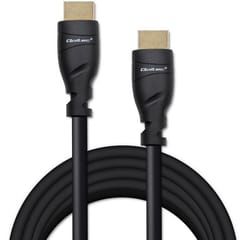 Qoltec 50353 HDMI v2.1 kabelis Itin didelės spartos 8K | 60 Hz | 26AWG | AUKSAS | 5 m 8