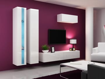 Cama VIGO NEW1 BI/BI svetainės sekcija Spinta daiktams ir garso / vaizdo technikai laikyti