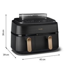 Philips 5000 series Airfryer 5000. sērija Dual Basket 8