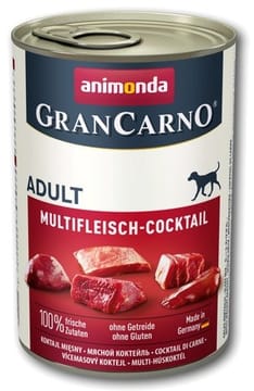 ANIMONDA GranCarno Adult Meat cocktail - šlapias maistas šunims - 400g