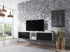 Cama ROCO10 BI/BI/CZ svetainės sekcija Spinta daiktams ir garso / vaizdo technikai laikyti