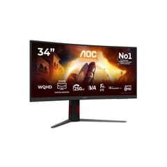 AOC G4 CU34G4ZCA kompiuterio monitorius 86,4 cm (34") 3440 x 1440 pikseliai Wide Quad HD Juoda, Raudona 5
