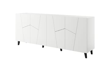 ETNA komoda 200x42x82 balta matinė