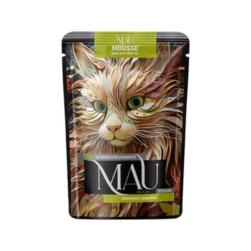 MAU Mousse Sterilised Venison with berries - šlapias kačių maistas - 85g