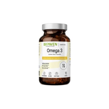 BIOWEN Omega 3 - 660 mg EPA, 440 mg DHA – maisto papildas žmonėms – 90 kapsulių