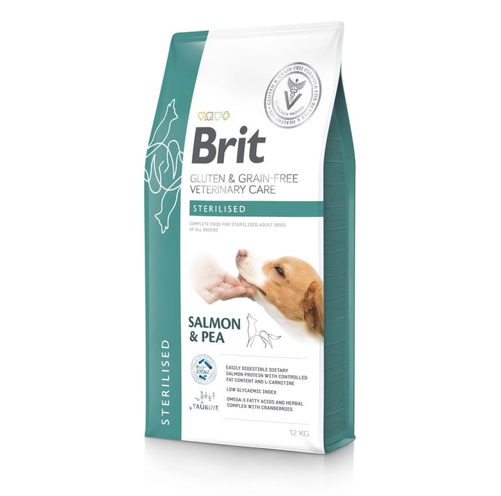 BRIT Grain Free Vet Care Dog Sterilised - sausas maistas šunims - 12kg