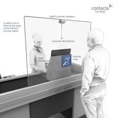 Contacta STS-K062 - vidinio ryšio sistema, ant paviršiaus montuojami garsiakalbiai ir antivandalinė mikrofonų sistema 2