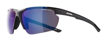 ALPINA dviratininkų akiniai DEFEY HR spalva BLACK Glass BLUE MIRROR Cat.3