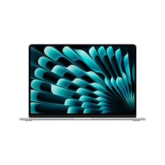 Apple MacBook Air Apple M M5 Knyginis kompiuteris 38,9 cm (15.3") 16 GB 512 GB SSD Wi-Fi 7 (802.11be) macOS Tahoe Sidabras