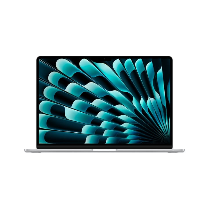 Apple MacBook Air Apple M M5 Knyginis kompiuteris 38,9 cm (15.3") 16 GB 512 GB SSD Wi-Fi 7 (802.11be) macOS Tahoe Sidabras
