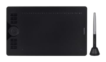 HUION HS610 grafinė planšetė 5080 lpi 254 x 158,8 mm USB Juoda