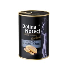 DOLINA NOTECI Premium Sterilised Rich in guinea fowl - šlapias kačių maistas - 400g