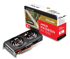 Vaizdo plokštė SAPPHIRE PULSE AMD Radeon RX 7600 GAMING OC 8G 6