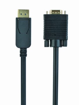 Gembird CCP-DPM-VGAM-6 vaizdo kabelio adapteris 1,8 m VGA (D-Sub) DisplayPort Juoda