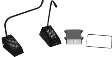 Contacta STS-K035-B-RH Intercom išlenkta dešiniojo mikrofono sistema, laisvai pastatoma
