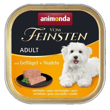 ANIMONDA Vom Feinsten Adult Poultry with pasta - drėgnas ėdalas šunims - 150g