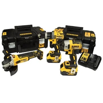 DEWALT DCK384P2T 18V KOMBINUOTŲ ELEKTRINIŲ ĮRANKIŲ RINKINYS