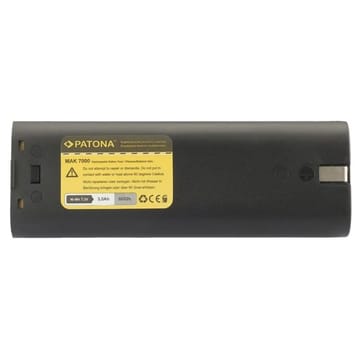 PATONA Pakaitinis akumuliatorius Makita 7,2 V 3000 mAh Ni-MH juodas