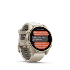 Garmin fenix 8 3,3 cm (1.3") AMOLED 43 mm Skaitmeninis 416 x 416 pikseliai Lietimui jautrus ekranas Auksas „Wi-Fi“ GPS (palydovinis) 5