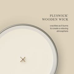 Kvapioji žvakė, didelė WOODWICK White Teak 609,5 g, 1 vnt. 2