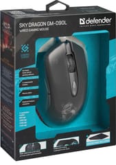 Defender GM-090L kompiuterio pelė Dešinės rankos USB A tipo Optinis 3200 DPI 3