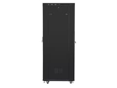 LANBERG PASTATOMA 19" RACK SPINTA 42U 600 × 1000 JUODA PERFORUOTOS DURYS LCD (FLAT PACK) V2 3