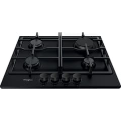 Whirlpool TGML 660 NB Įmontuoti 58 cm Dujinė 4 zone(s) 6