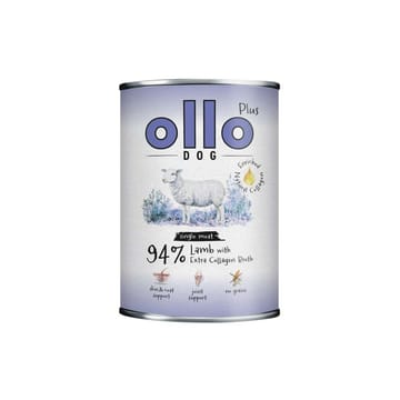 OLLO Plus Collagen Lamb - drėgnas ėdalas šunims - 400g