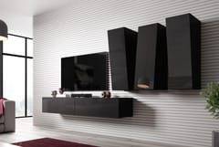 Cama VIGO SLANT 1 CZ svetainės sekcija Spinta daiktams ir garso / vaizdo technikai laikyti
