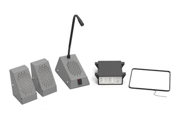 Contacta STS-K002L-B Intercom laisvai pastatomas juodos spalvos rinkinys