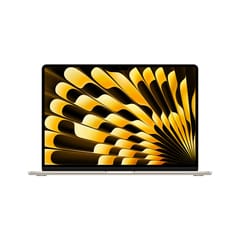 Apple MacBook Air Apple M M5 Knyginis kompiuteris 38,9 cm (15.3") 16 GB 512 GB SSD Wi-Fi 7 (802.11be) macOS Tahoe Rusvai gelsvas