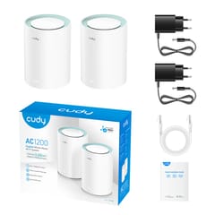 Router CUDY M1300 Access Point Dviguba juosta (2,4 GHz / 5 GHz) Wi-Fi 5 (802.11ac) 2 vnt Balta 4