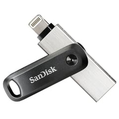 SanDisk 00183589 USB atmintukas 256 GB USB Type-A / Lightning 3.2 Gen 1 (3.1 Gen 1) Juoda, Sidabras