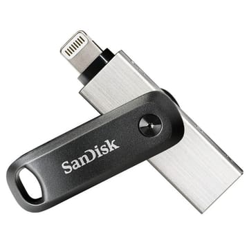 SanDisk 00183589 USB atmintukas 256 GB USB Type-A / Lightning 3.2 Gen 1 (3.1 Gen 1) Juoda, Sidabras