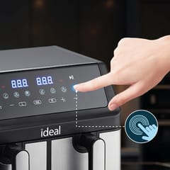 IDEAL gruzdintuvė be riebalų, dviguba horizontali 9 l, 8 funkcijos, įskaitant maisto džiovinimą 3