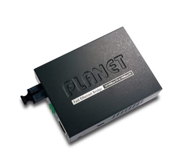 PLANET FT-806B20 tinklo medijos keitiklis 100 Mbit/s 1550 nm Vienas režimas Juoda