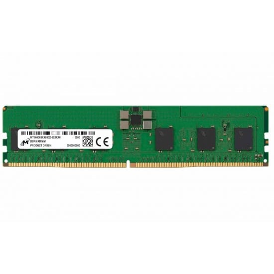 Micron RDIMM 16 GB DDR5 1Rx8 6400 MHz PC5-51200 ECC REGISTERED MTC10F1084S1RC64BD2R