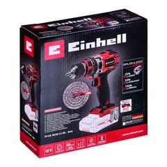 Einhell TE-CD 18/50 Li-i BL Solo 1,22 kg Juoda, Pilka, Raudona 7