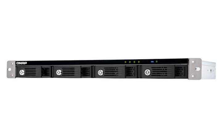 QNAP TR-004U saugojimo diskų korpusas HDD / SSD aptvaras Juoda, Pilka 2.5/3.5"