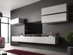 Cama VIGO SLANT 4 BI svetainės sekcija Spinta daiktams ir garso / vaizdo technikai laikyti