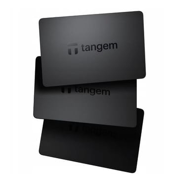 Tangem Wallet kriptovaliutų piniginė – 3 kortelės