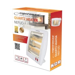 Esperanza EHH010 Elektrinis kvarcinis šildytuvas 400W/800W Baltas 5